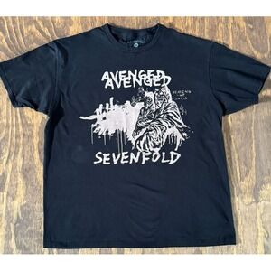 Avenged Sevenfold Life Is But A Dream Shirt 2XL Black A7X Band Tee